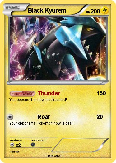 Pokemon Black Kyurem