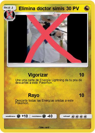Pokemon Elimina doctor simis