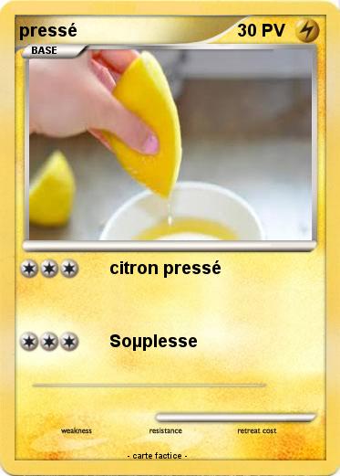 Pokemon pressé