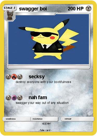 Pokemon swagger boi