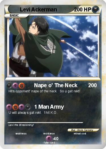 Pokemon Levi Ackerman