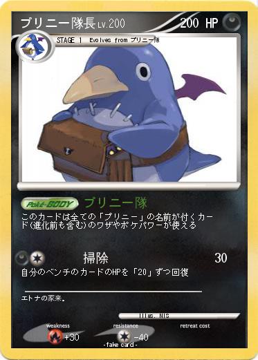 Pokemon プリニー隊長