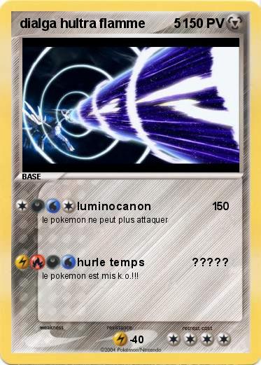 Pokemon dialga hultra flamme        5