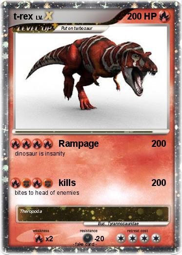 Pokemon t-rex