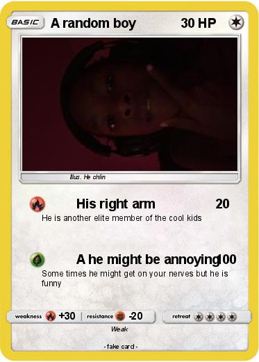 Pokemon A random boy