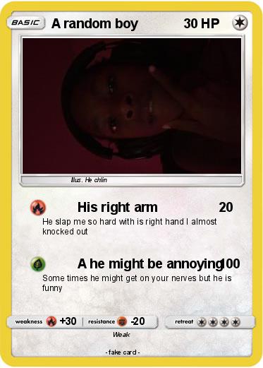 Pokemon A random boy