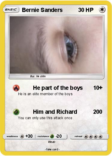 Pokemon Bernie Sanders
