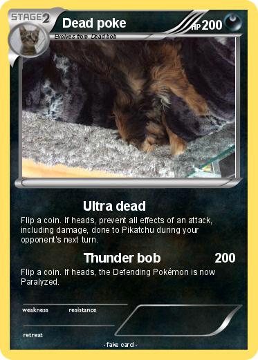 Pokemon Dead poke