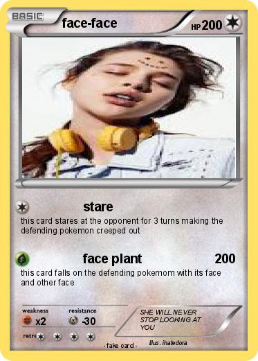 Pokemon face-face