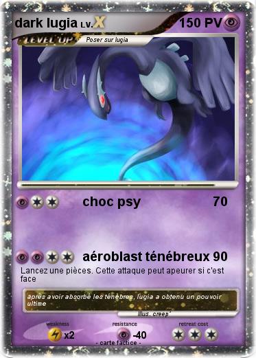 Pokemon dark lugia