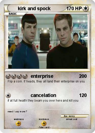 Pokemon kirk and spock