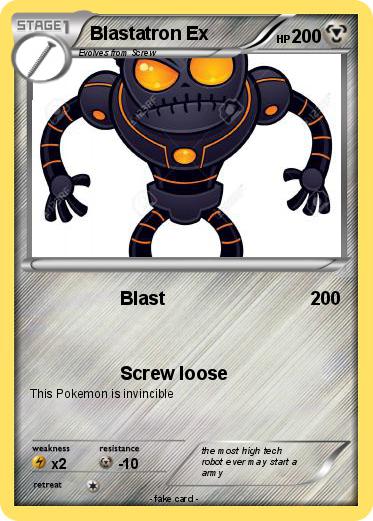 Pokemon Blastatron Ex