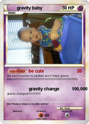 Pokemon gravity baby
