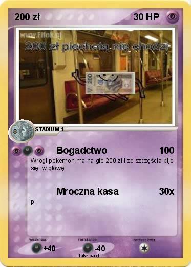 Pokemon 200 zł