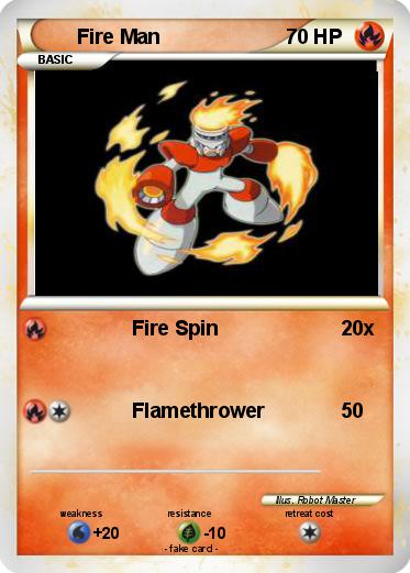 Pokemon Fire Man
