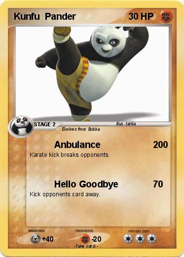Pokemon Kunfu  Pander