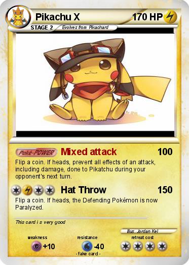 Pokemon Pikachu X