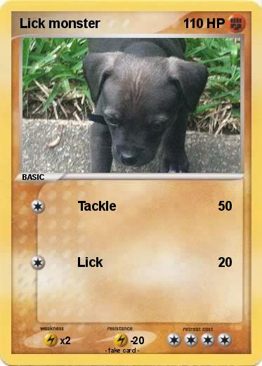 Pokemon Lick monster