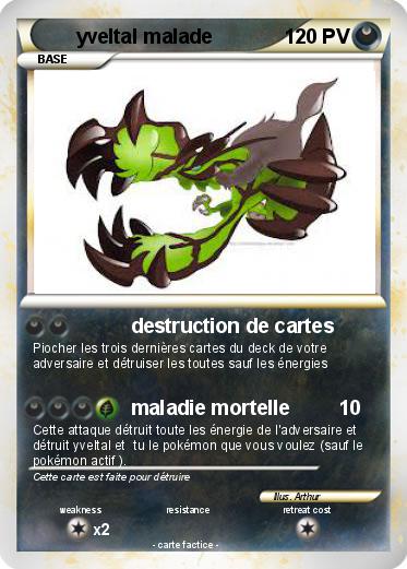 Pokemon yveltal malade