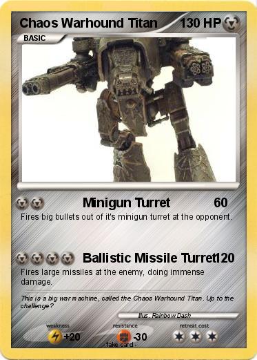 Pokemon Chaos Warhound Titan