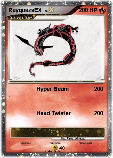 Pokemon RayquazaEX