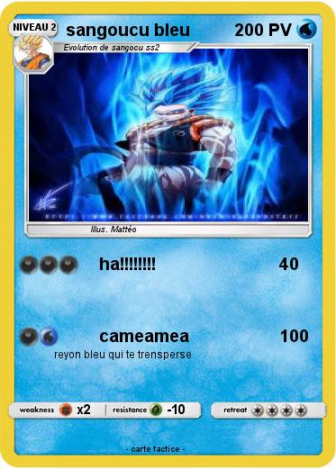 Pokemon sangoucu bleu