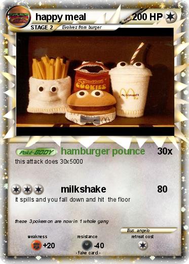 Pokemon happy meal