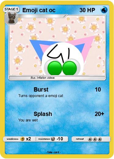 Pokemon Emoji cat oc
