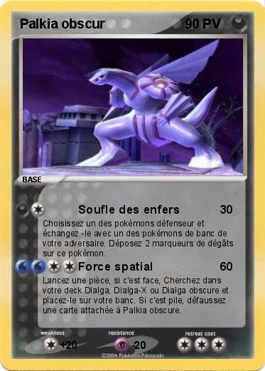 Pokemon Palkia obscur