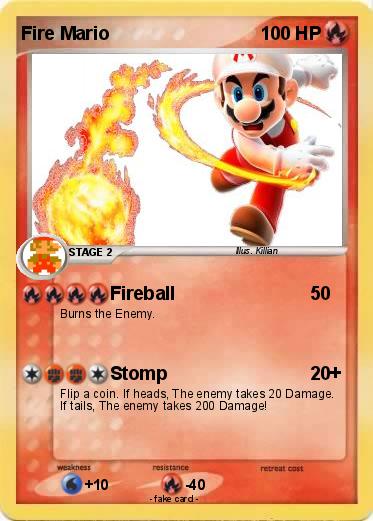 Pokemon Fire Mario