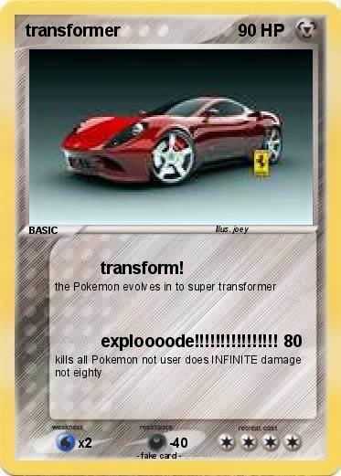 Pokemon transformer