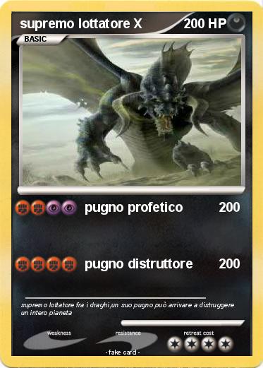 Pokemon supremo lottatore X