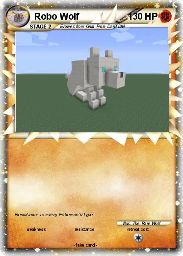 Pokemon Robo Wolf