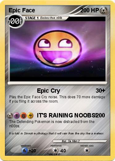 Pokemon Epic Face