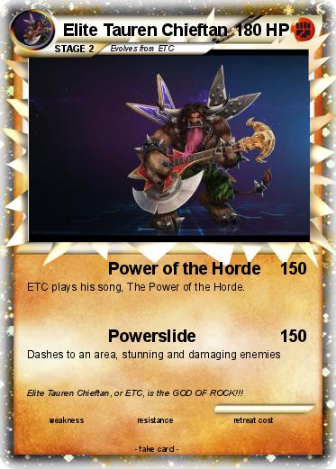 Pokemon Elite Tauren Chieftan