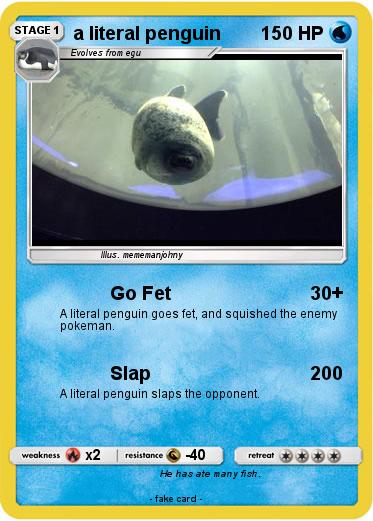 Pokemon a literal penguin
