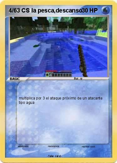 Pokemon 4/63 CS la pesca,descanso