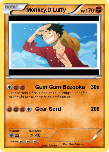 Pokemon Monkey.D Luffy