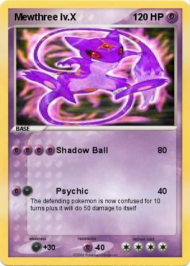 Pokemon Mewthree lv.X