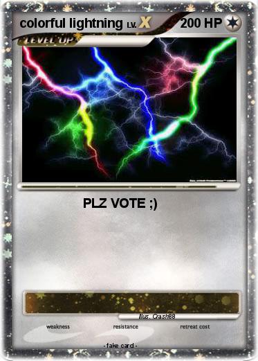 Pokemon colorful lightning