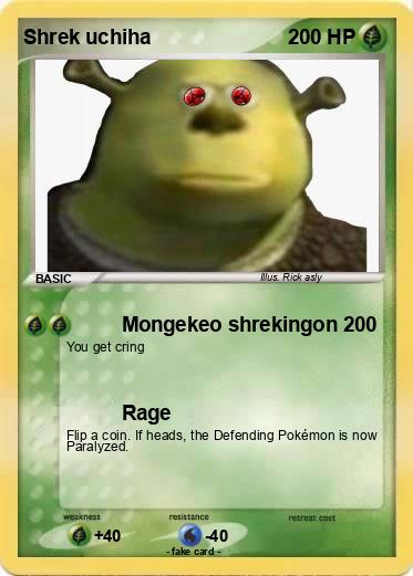 Pokemon Shrek uchiha