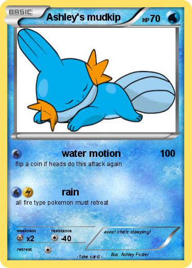 Pokemon Ashley's mudkip