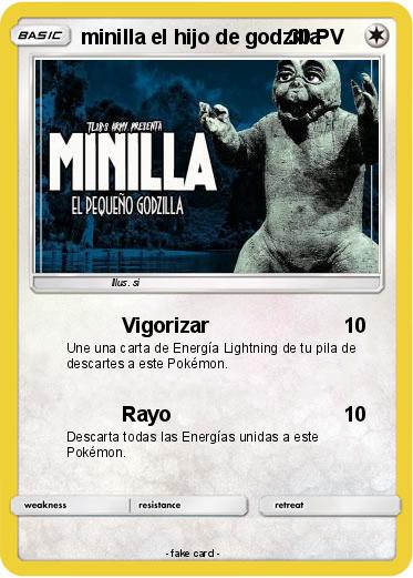 Pokemon minilla el hijo de godzilla
