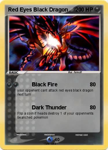 Pokemon Red Eyes Black Dragon