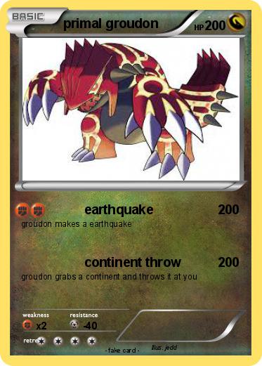 Pokemon primal groudon