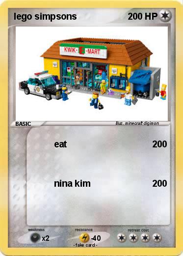 Pokemon lego simpsons
