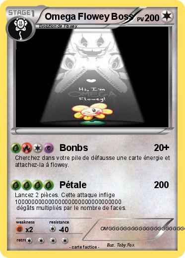Pokemon Omega Flowey Boss