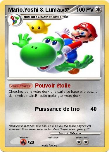 Pokemon Mario,Yoshi & Luma