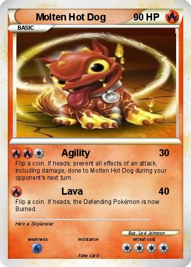 Pokemon Molten Hot Dog