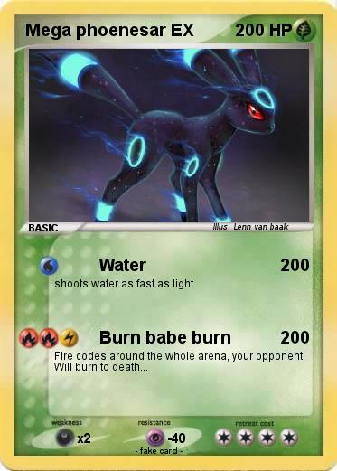 Pokemon Mega phoenesar EX